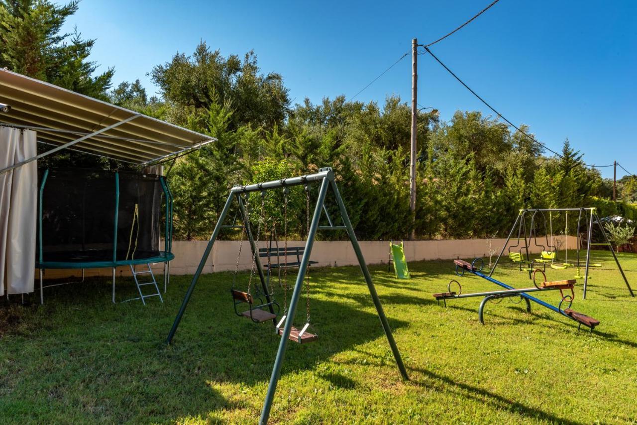 Anilio Plaza Aparthotel Zacharo Bagian luar foto