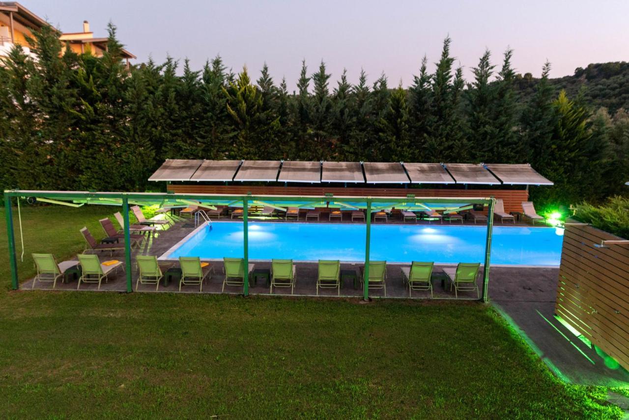 Anilio Plaza Aparthotel Zacharo Bagian luar foto